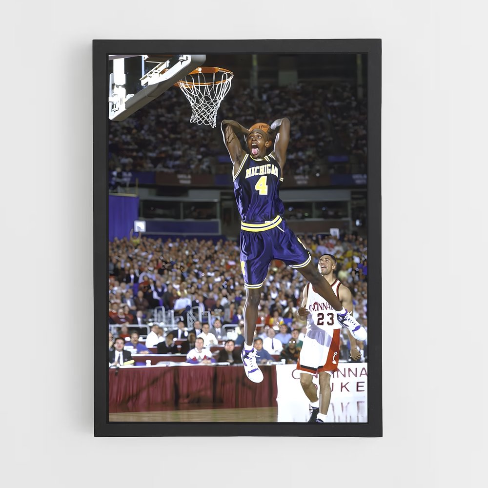 Poster Dunking Legend – affiche Basketball (vue 2)